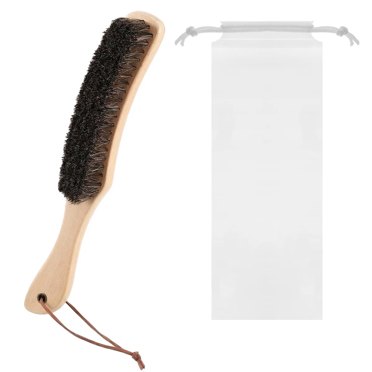  Baldwin Horsehair Hat Brush 12 in x 3.4 in x 1.4 in with Storage Bag — product photo
