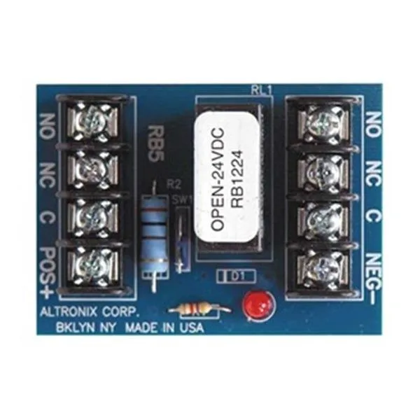 ALTRONIX ALTRONIX RB1224 12-24VDC 75mA DPDT security relay module — product photo