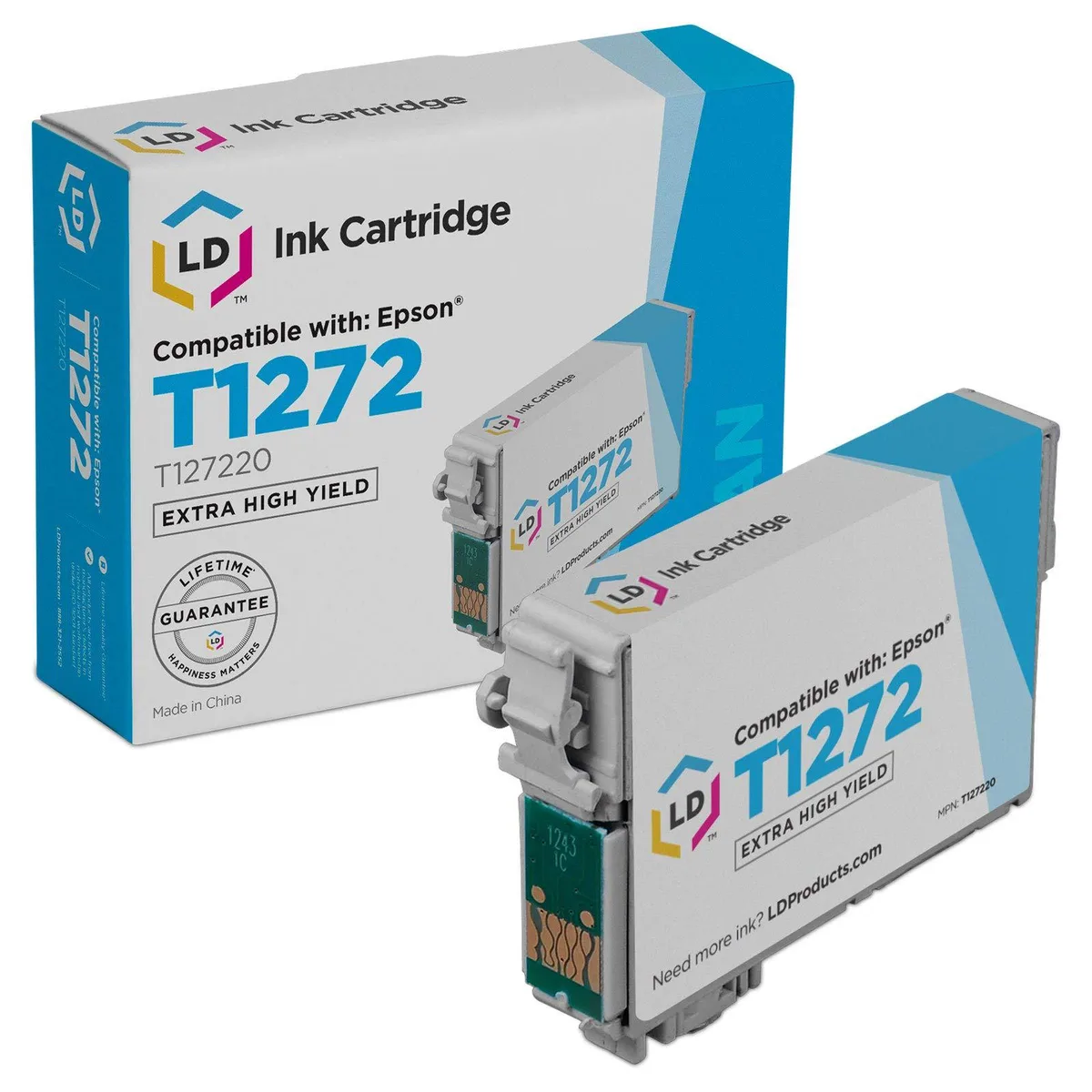 LD Products LD Products Compatible Ink Cartridge for Epson 127 T127220 Extra High Yield Cyan — product photo