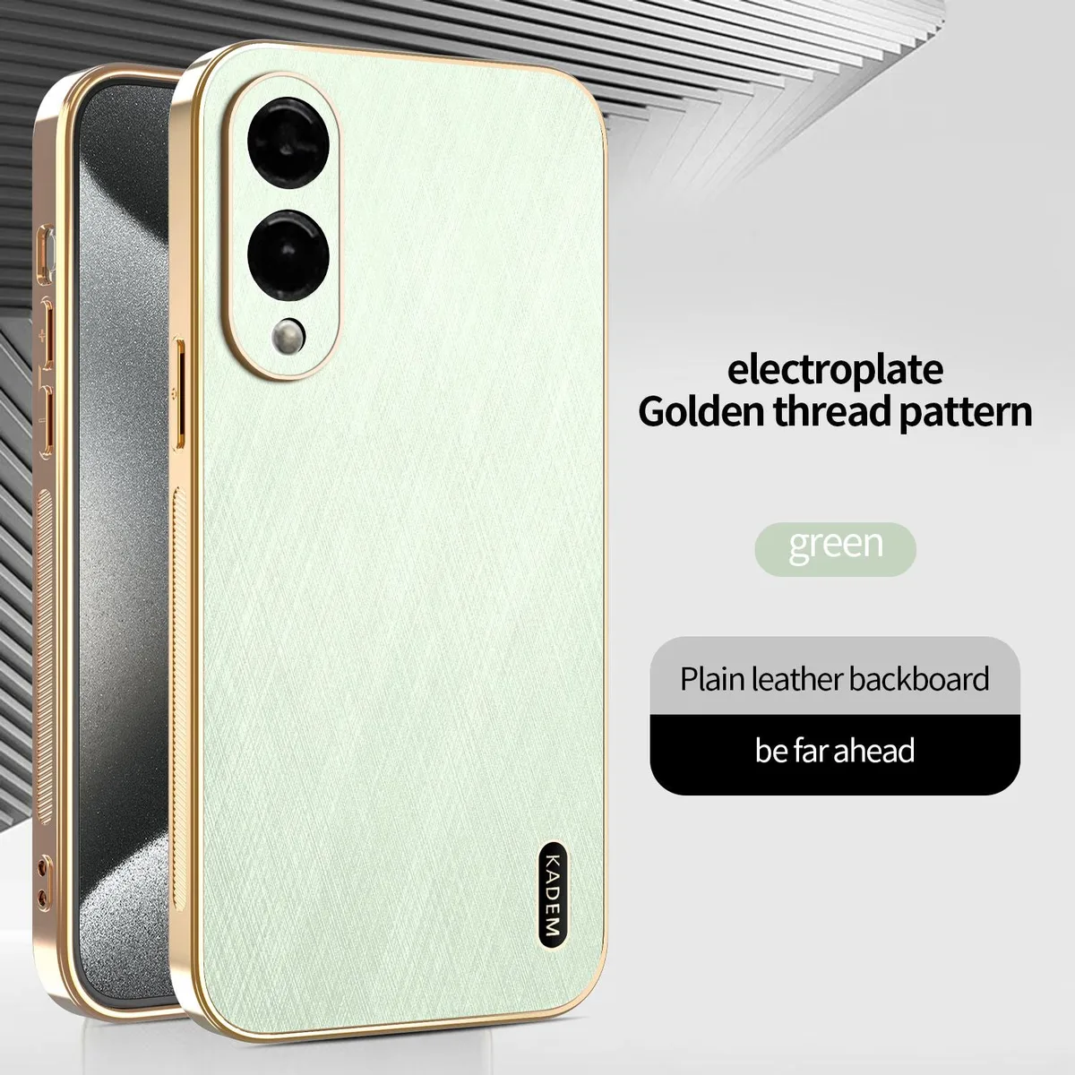 TYJKeJi TYJKeJi Fashion Cover Case for Samsung Galaxy S25 Edge Green — product photo