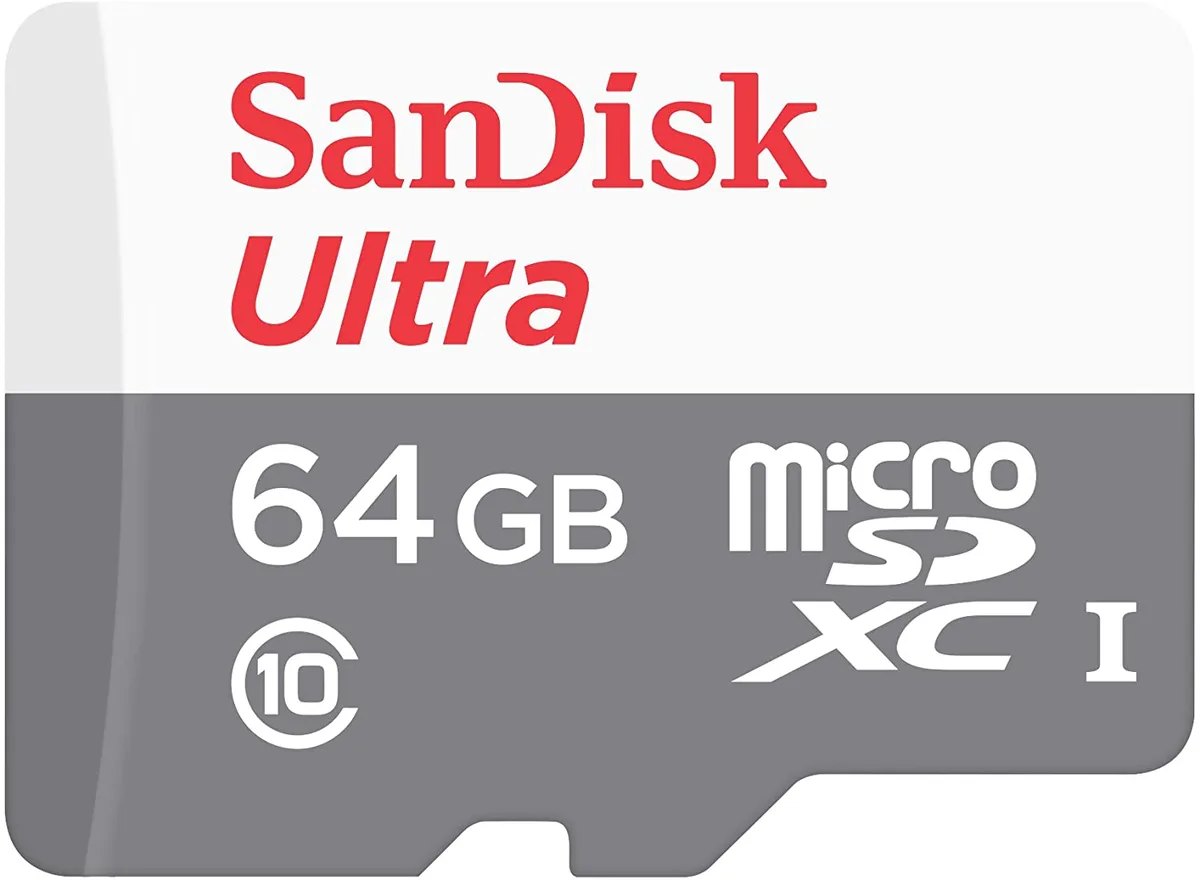 SanDisk SanDisk Ultra 64GB microSDXC Class 10 SDSQUNR-064G-GN3MN with Case — product photo