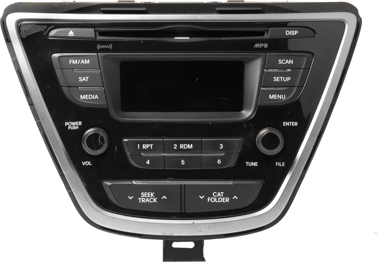 1 Factory Radio 1 Factory Radio 96170-3X155RA5 receiver 2013 Hyundai Elantra — product photo
