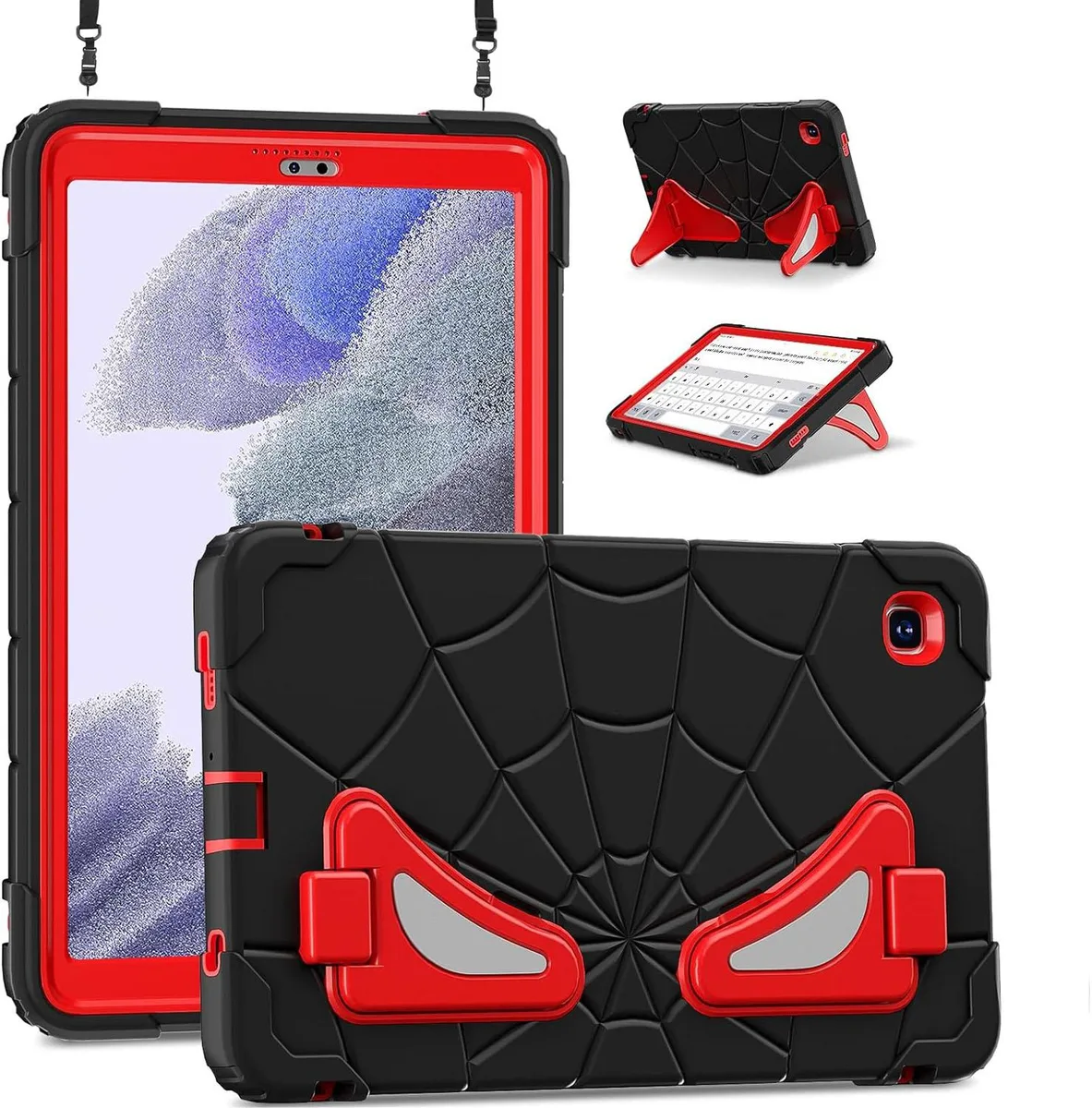 BONAEVER BONAEVER SM-T220/T225/T227 laptop case Black/Red — product photo