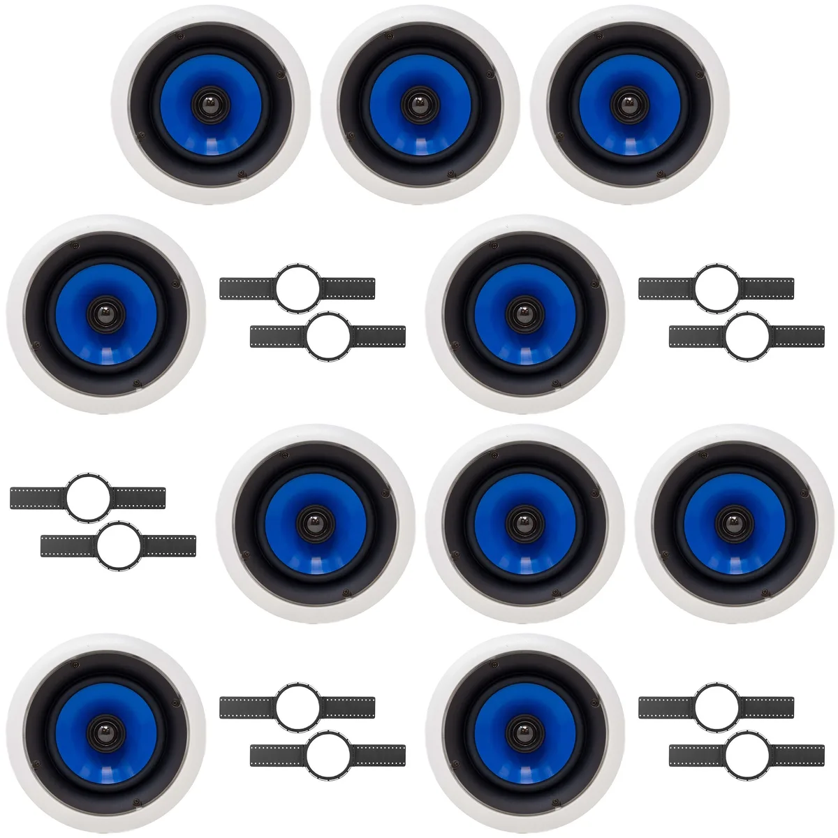 KLH KLH 10 Legrand HT5650 6.5" In-Ceiling Speaker + 5 CK-6600 Install Kit — product photo