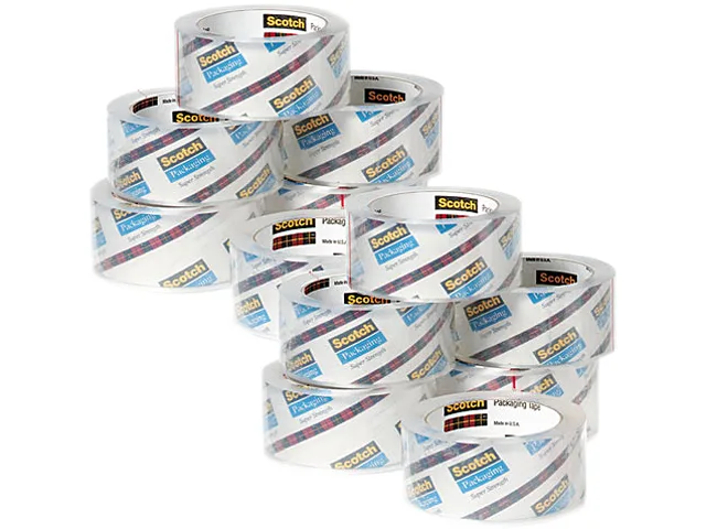 3M 3M 3850-CS36 Heavy Duty Tape 1.88" x 54.6 yd 3" Core Clear 36/Carton — product photo