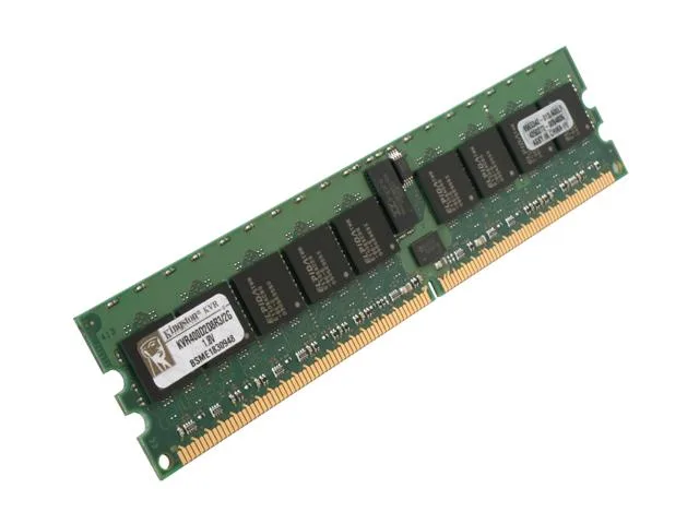 Kingston Technology Corp. Kingston Technology Corp. KVR400D2D8R3/2G 2GB DDR2 400 ECC Registered server RAM — product photo