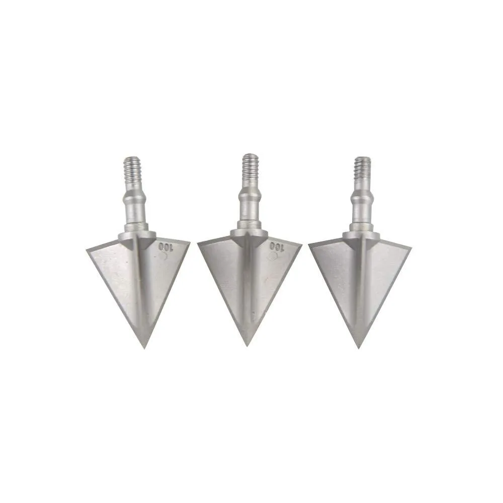 wolfman wolfman 100 grain 6pcs archery broadheads bow — product photo