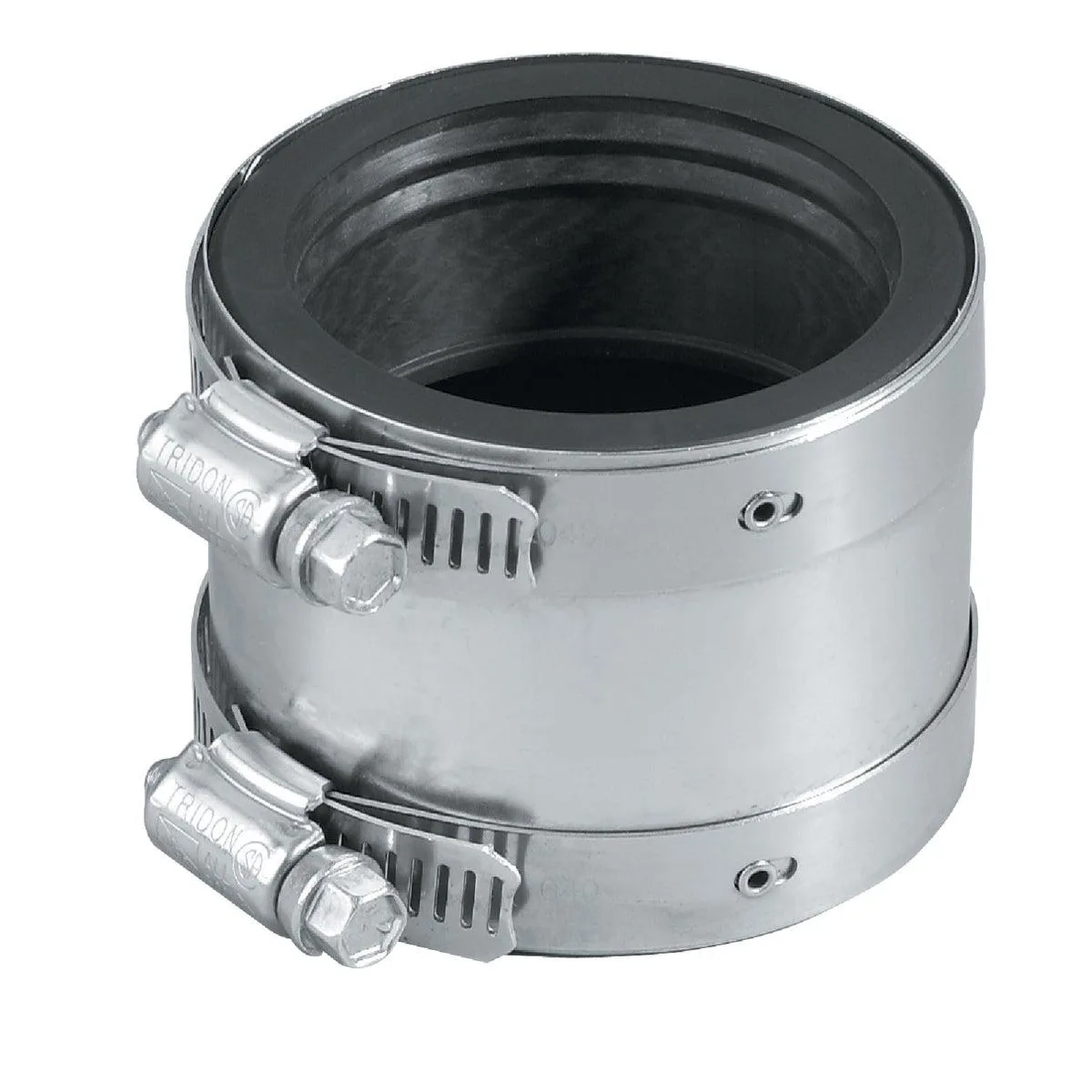 Fernco 3000-22 shielded coupling, 2-inch elastomeric PVC sleeve with stainless clamps