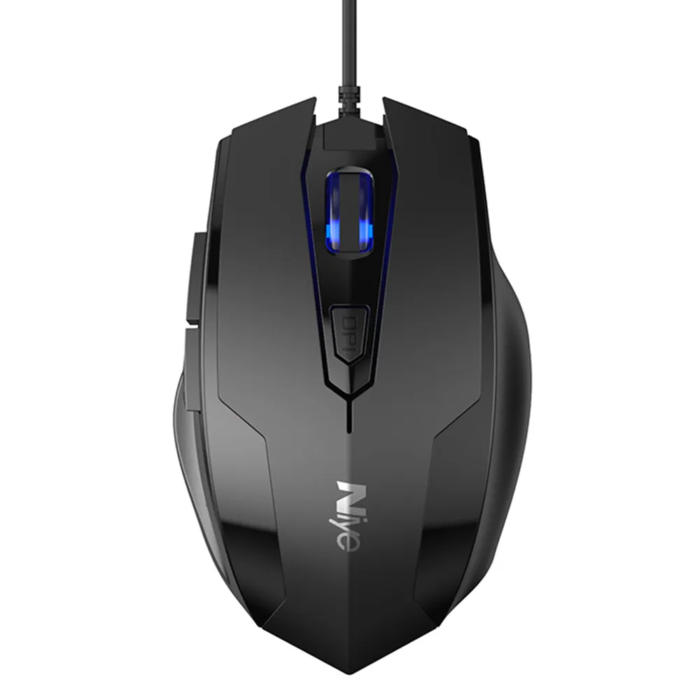 Hitoor Hitoor Wired Gaming Mouse 2400 DPI 6 Buttons Black — product photo