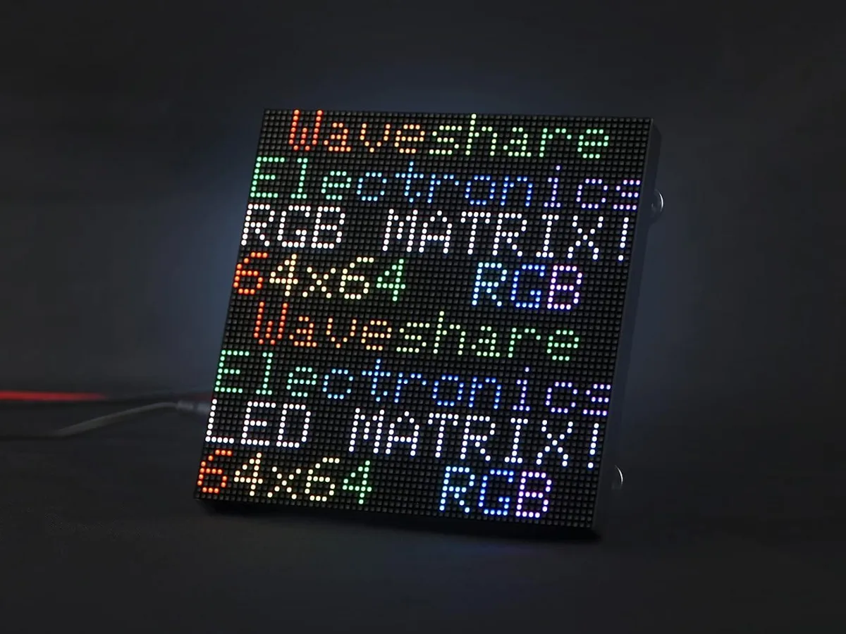 LORDWORLD LORDWORLD 64×64 RGB LED Matrix Panel 2.5mm Pitch 4096 LEDs development board — product photo