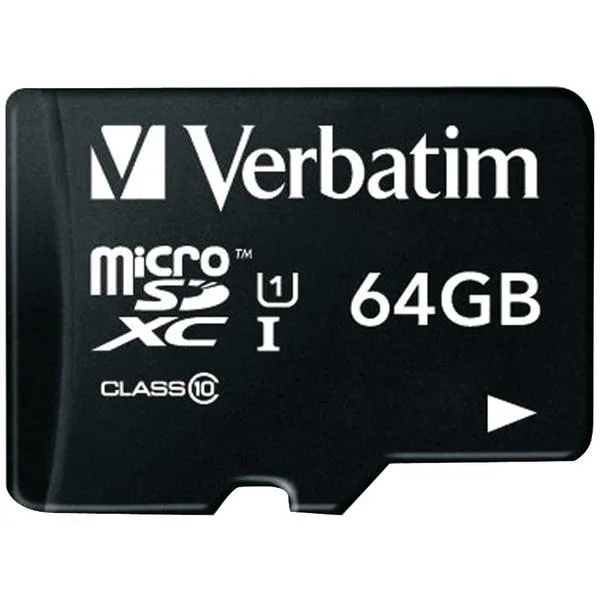 VERBATIM VERBATIM 44084 64 GB microSDXC Class 10 with Adapter — product photo
