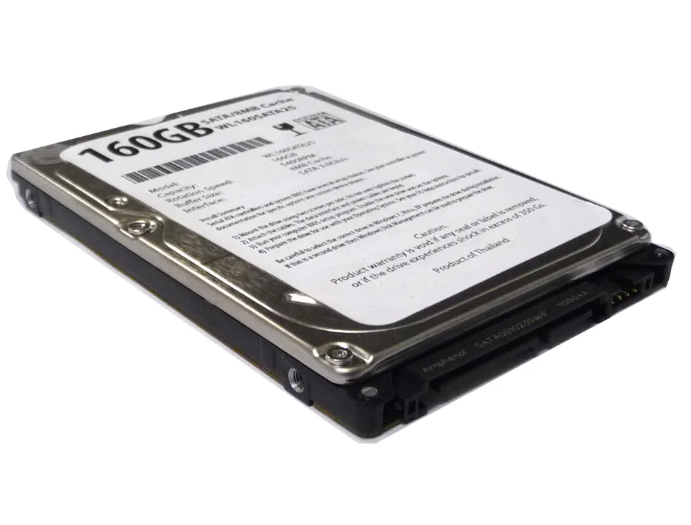 GoHardDrive GoHardDrive 160GB 2.5" 5400RPM SATA 3.0Gb/s laptop hard drive — product photo