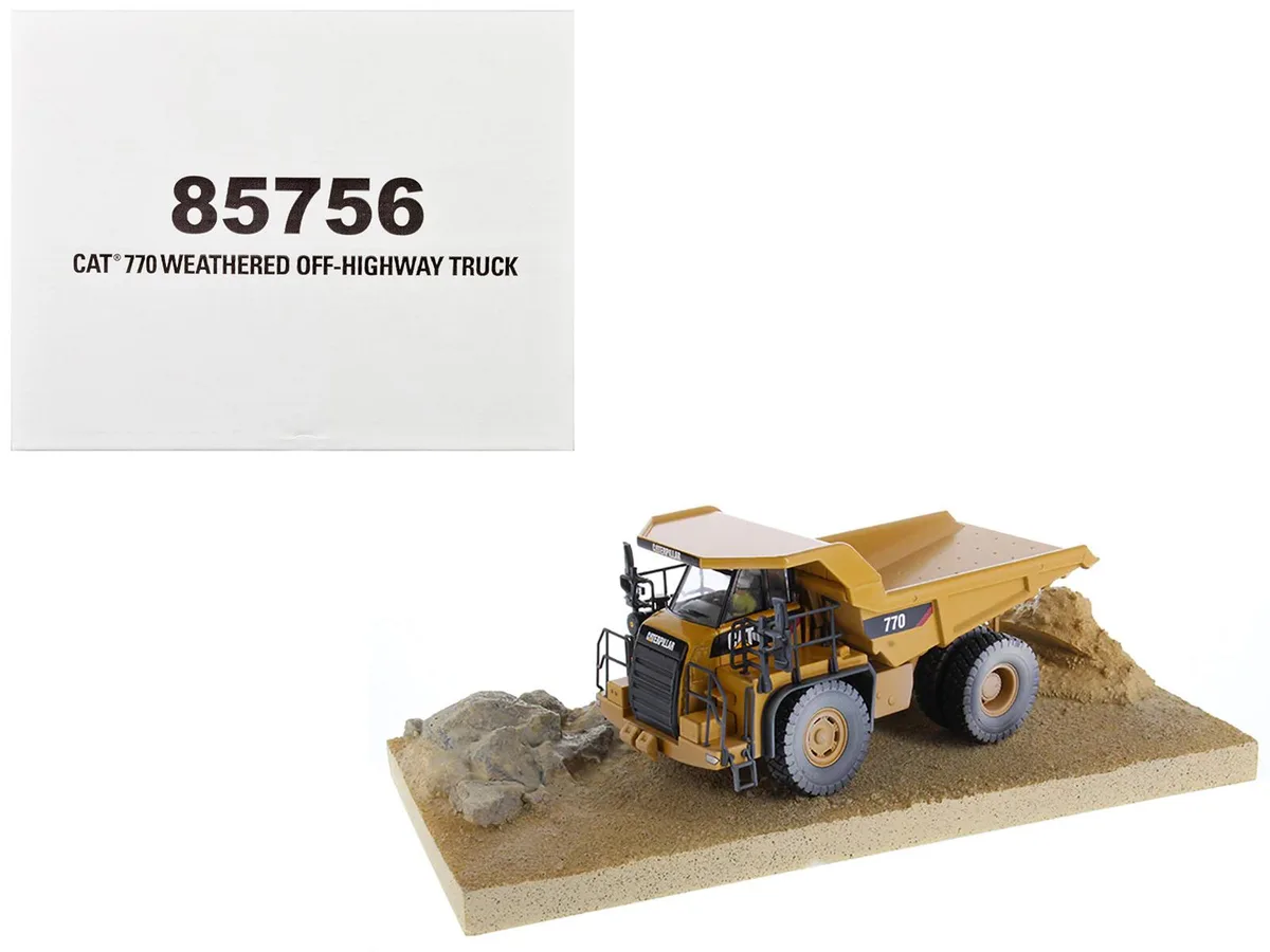 DieCast Masters DieCast Masters CAT 770 Off-Highway Truck 1/50 Weathered with Operator — product photo