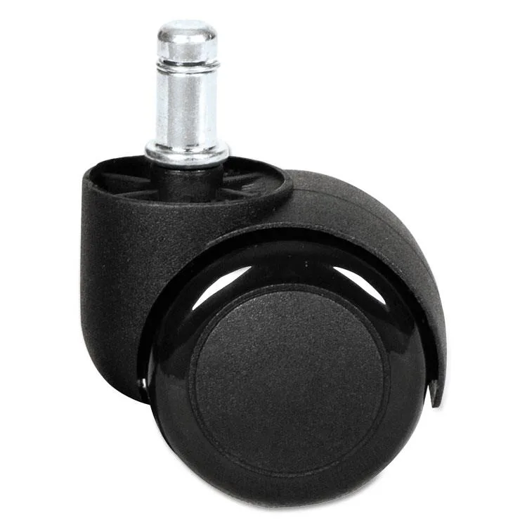 Alera Alera ALECASTERST2 dual-wheel hooded casters B stem 2" black 5/set 100 lb hardware — fotografie produktu