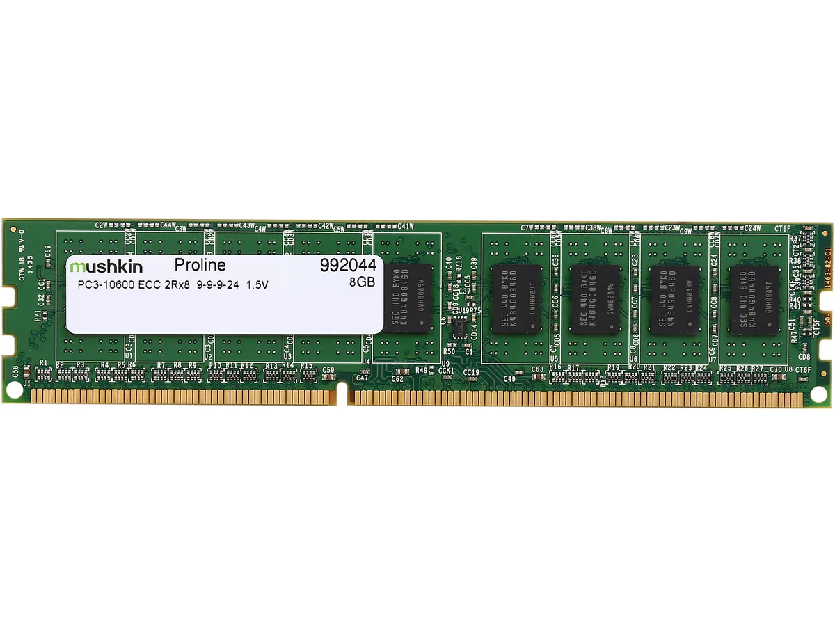 Mushkin Enhanced Mushkin Enhanced Proline 8GB ECC DDR3 1333 CL9 2Rx8 Server Memory 992044 — product photo