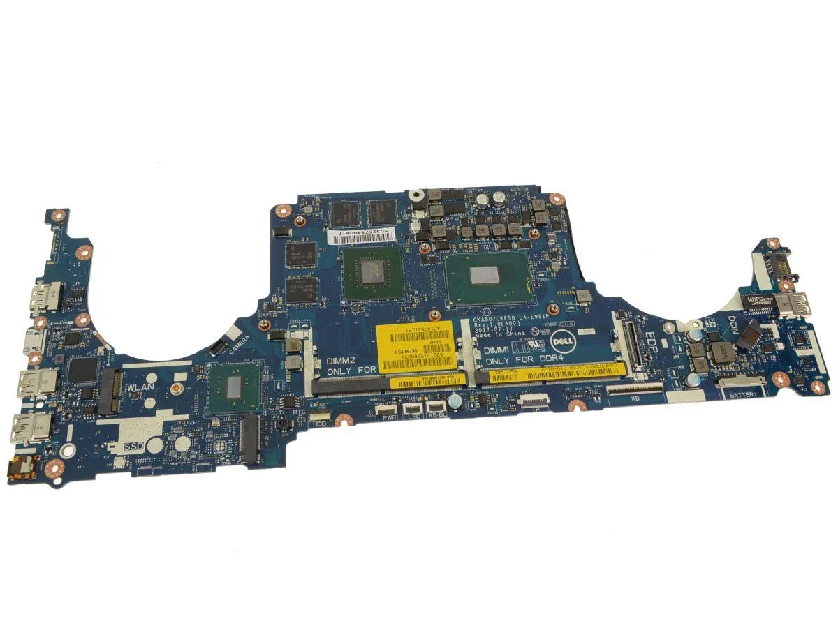 DELL DELL Inspiron 7577 Motherboard Core i5-7300 2.5GHz GTX 1050 7F05F — product photo