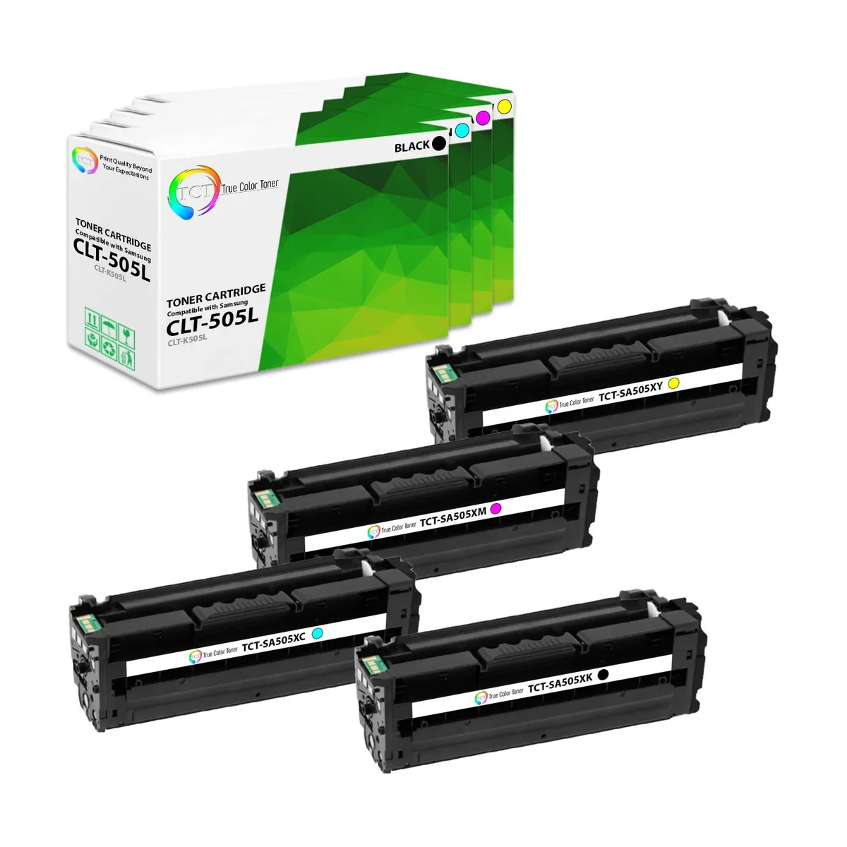 True Color Toner True Color Toner 505L 4 Pack toner cartridge 6000/3500 pages — product photo