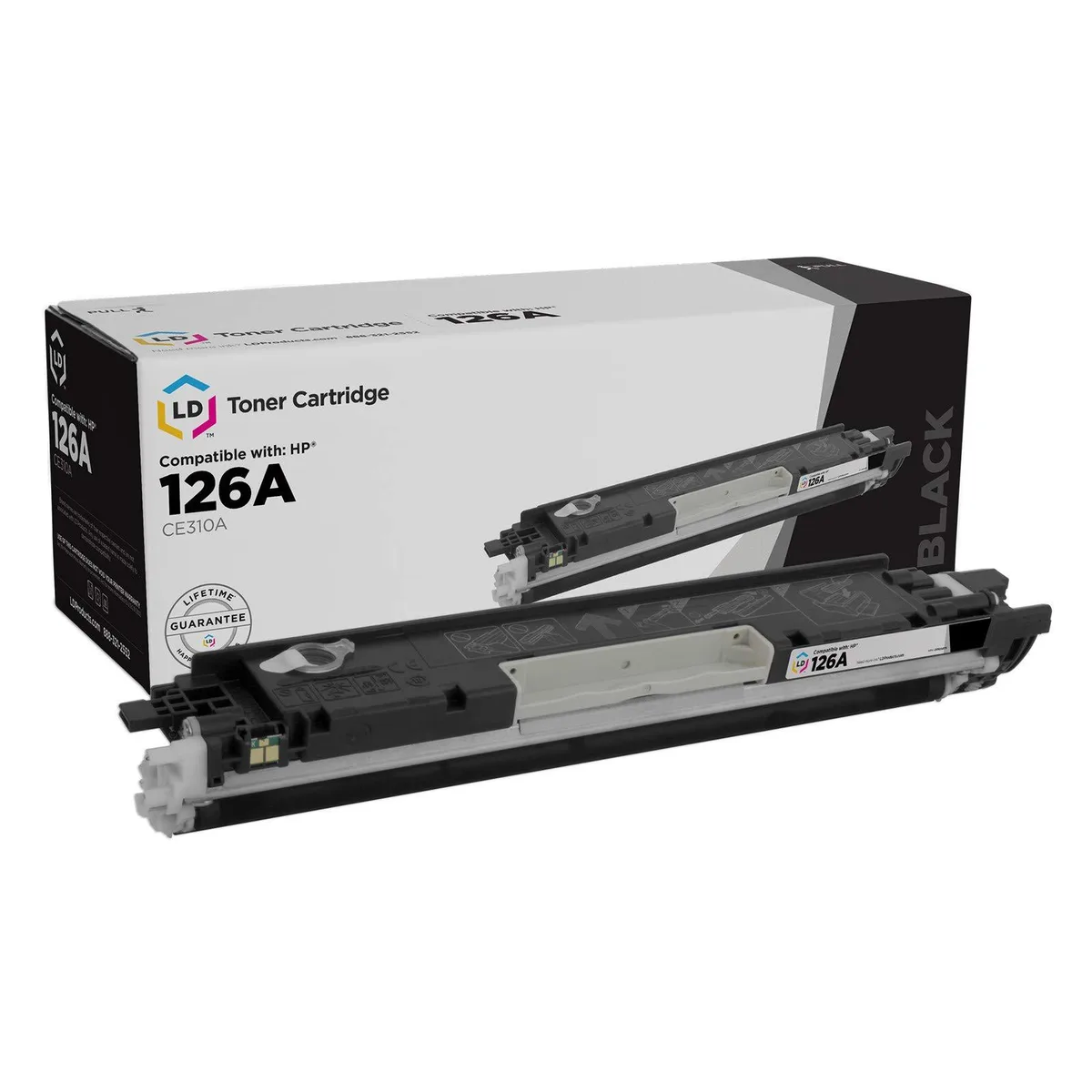 LD Products LD Products HP 126A CE310A Black Toner Cartridge — product photo