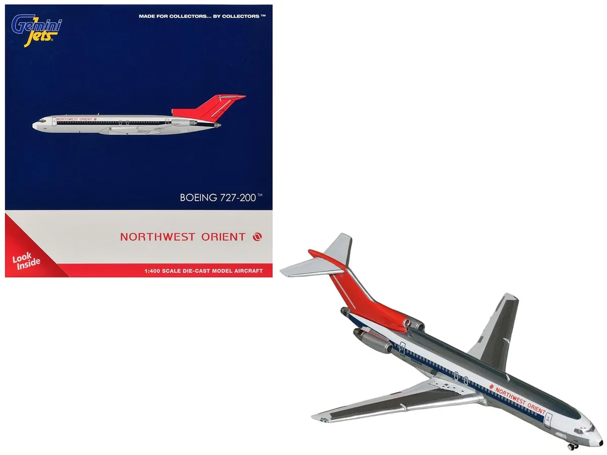 GeminiJets GeminiJets Boeing 727-200 Northwest Orient 1/400 Diecast Hobby Collectible — product photo