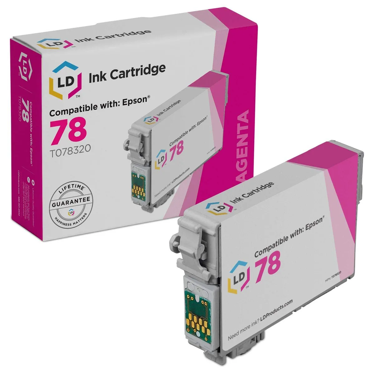 LD Products LD Products Ink Cartridge Magenta 515 Pages for Epson 78 T078320 — product photo