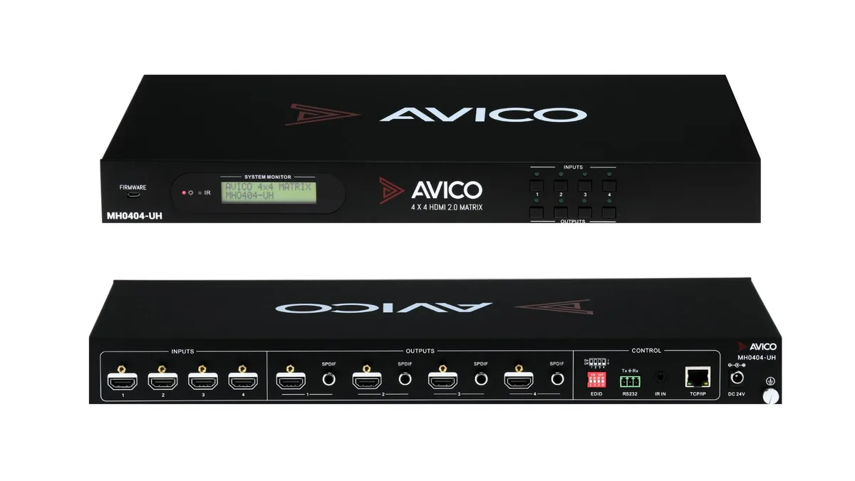 Avico Avico 4x4 HDMI 2.0 Matrix Switch with WebGui — product photo
