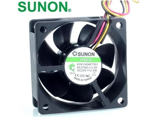 TSUJ TSUJ KDE2406PTB3 6025 24V 2.4W 60mm fan — product photo