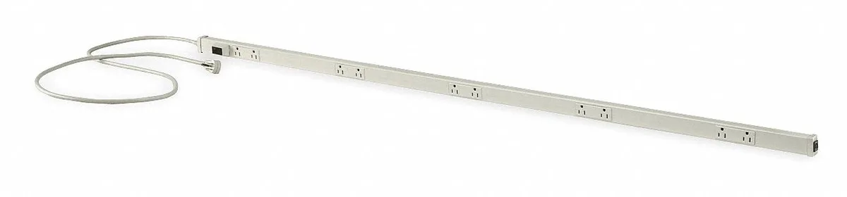 Hubbell Incorporated Hubbell Incorporated PT153112P Outlet Strip Switched 6 5-15R 5-15P 15A 125V 6ft 14AWG White — product photo
