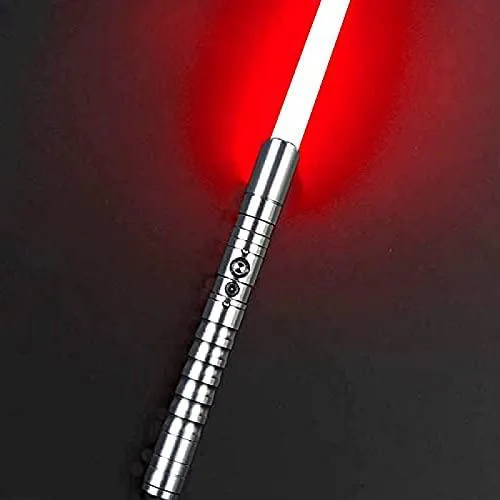 gengyouyuan gengyouyuan Lightsaber Dress-Up Silver Handle Red Light 27cm 11 Colors 1200mAh — product photo