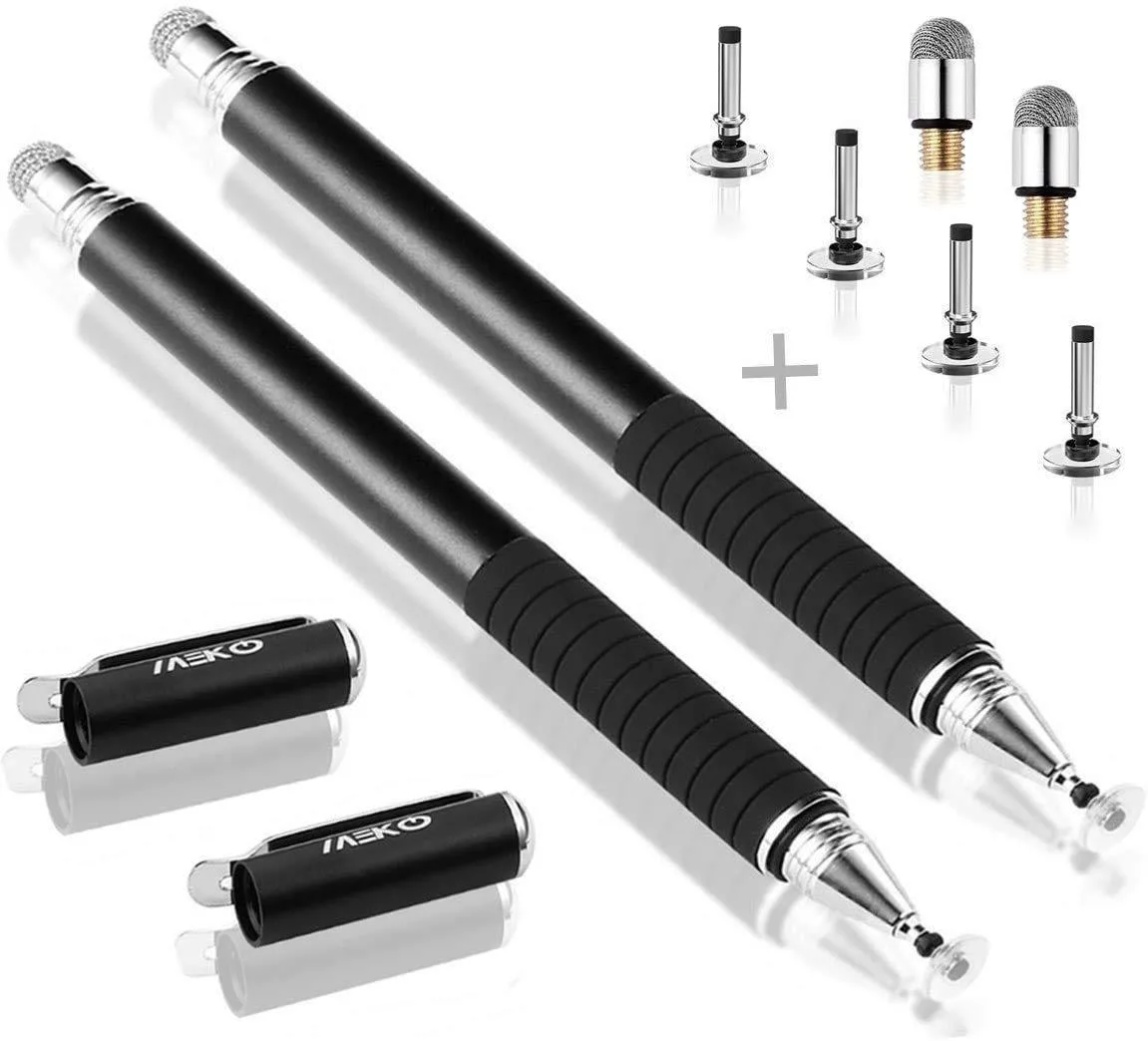  MEKO 2-in-1 Universal Stylus C-MK21Disc-BB Black/Black — product photo