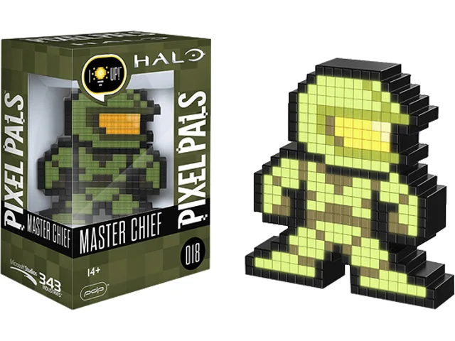PDP PDP 878-034-NA-MASTER Master Chief Pixel Pals Action Figure #018 — product photo