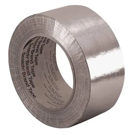 Silver aluminium foil tape roll 1/2 inch by 36 yards