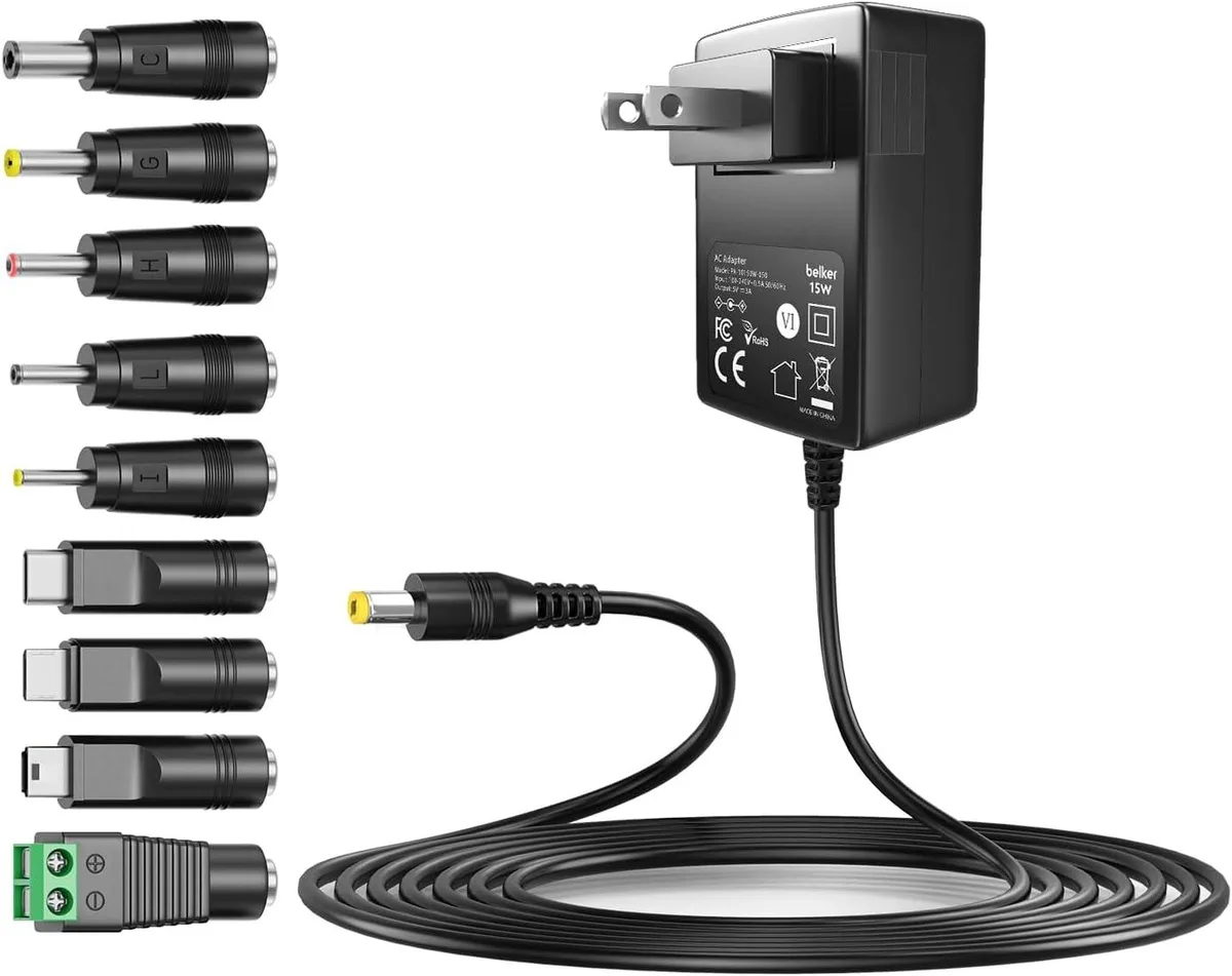 BASEUS BASEUS 9-in-1 USB-C AC Adapter 5V 3A 15W — product photo