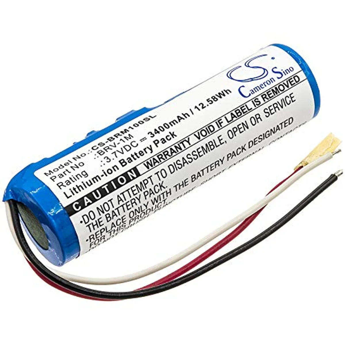  Cameron Sino BRV-1M 3400mAh 12.58Wh nickel-zinc standard battery — product photo