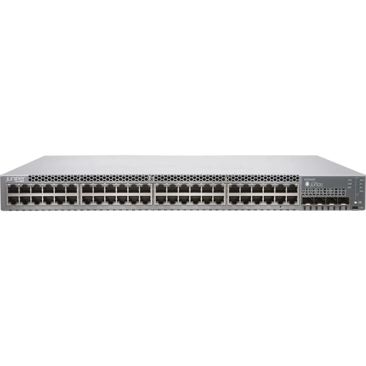 HPE Juniper Networking HPE Juniper Networking EX3400-24P 24-port network switch — product photo