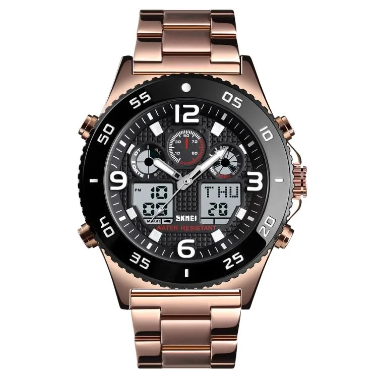 allentian allentian 1538 Watch Rose Gold 50mm 30M Water Resistant — product photo