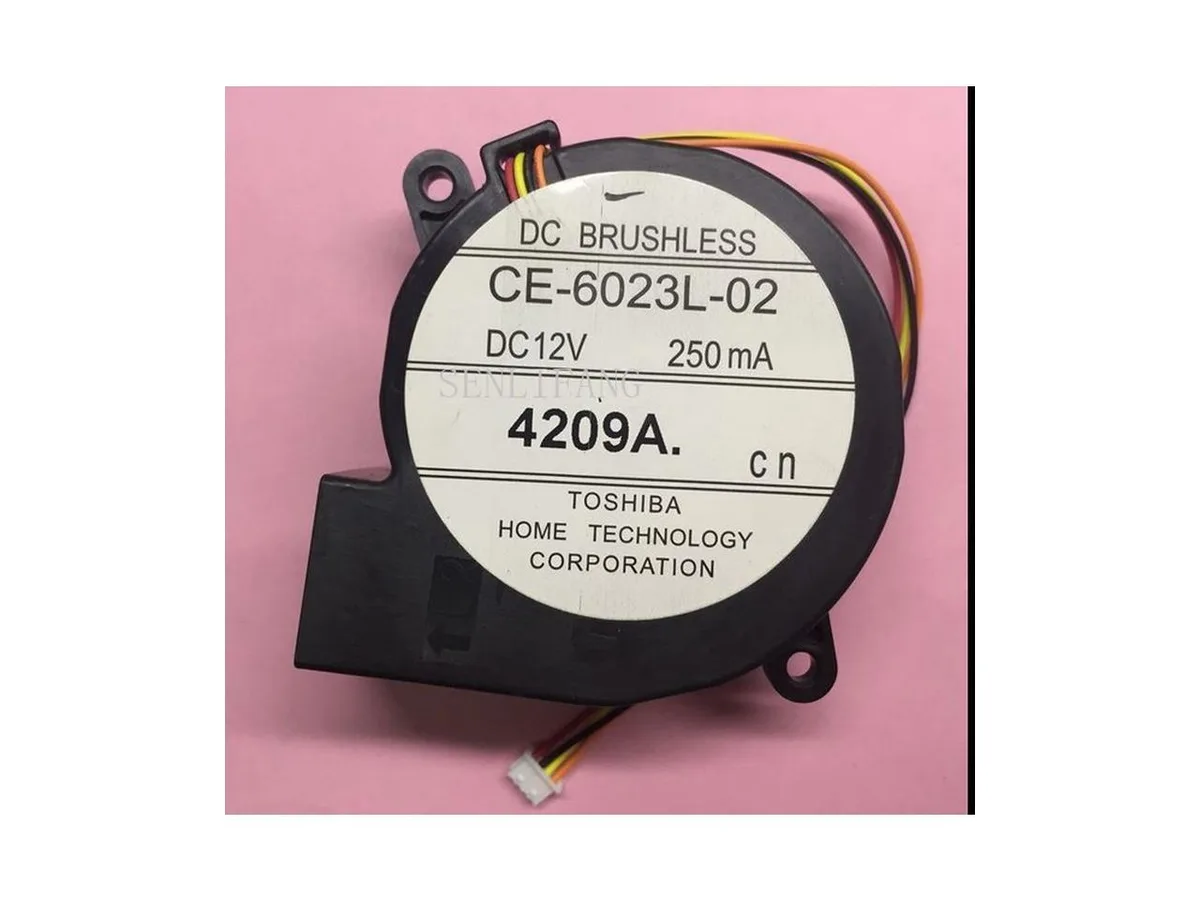 Fans Fans centrifugal blower fan CE-6023L-02 DC12V 250mA 4Lines — product photo
