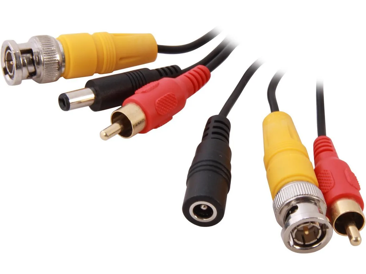 sakose sakose SCC-100RB 100 ft BNC cable 6 connectors Black — product photo