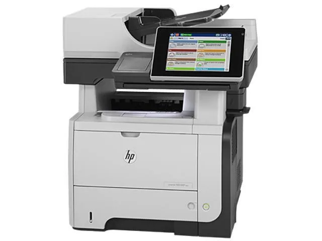 HPE HPE LaserJet Enterprise 500 MFP M525C laser printer with toner bundle — product photo