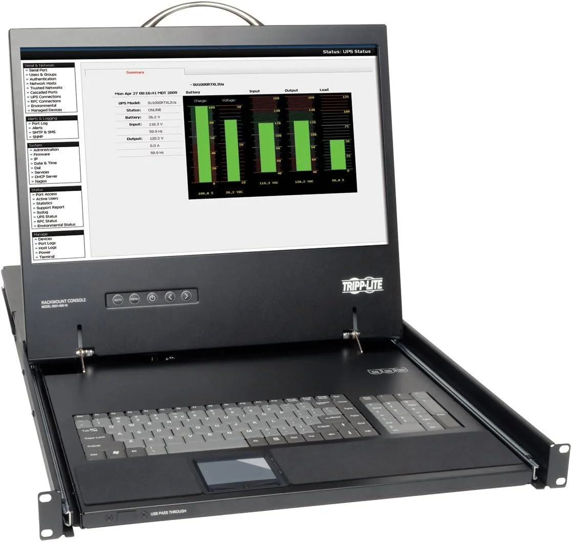 Tripp Lite Tripp Lite B021-000-19 1U 19" LCD KVM Rack Console — product photo