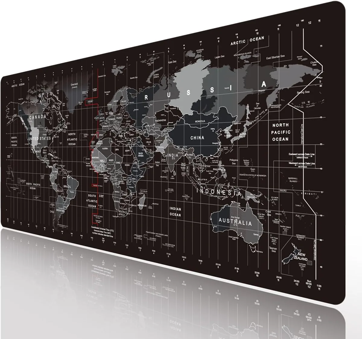 BAOFENG BAOFENG World Map Gaming Mouse Pad 31.5 x 11.8 Inch — product photo