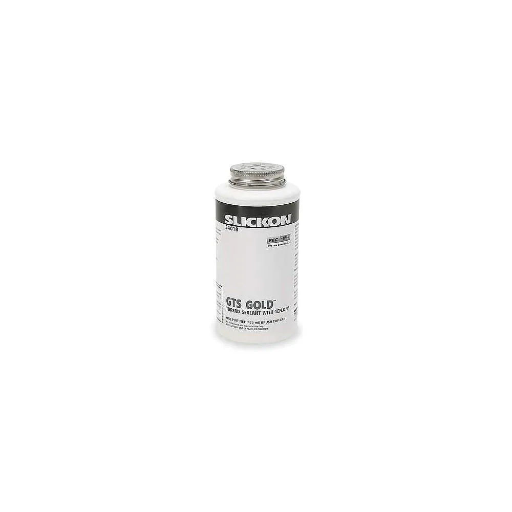 Yellow pipe thread sealant in 19.2 fl oz brush-top can