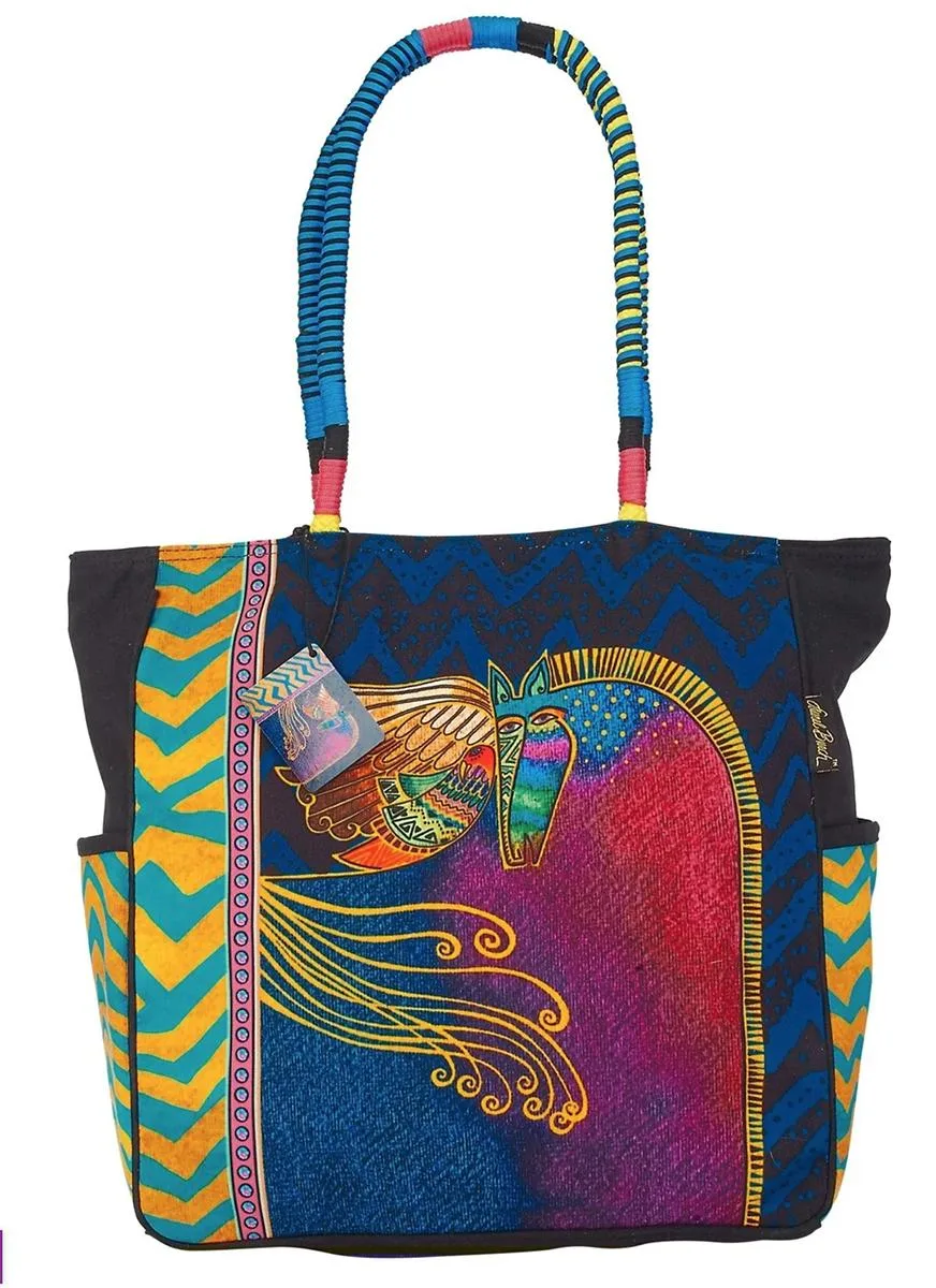 Sun 'N' Sand Sun 'N' Sand Laurel Burch Mythical Mare Large Shoulder Tote Bag 19x5.5x15 — product photo