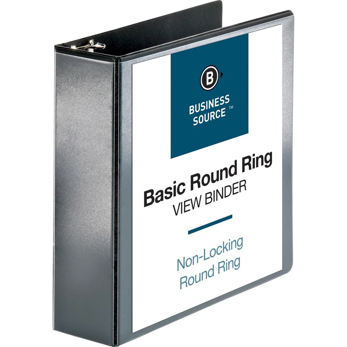 Business Source Business Source 9958 View Binder 3" 625 Sheets 2 Pockets 30 Sheets Each Black — product photo