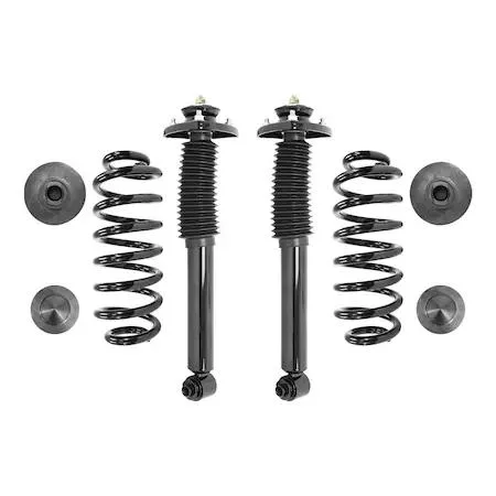 Unity rear shock absorber, metallic cylinder with mounting hardware, new condition
