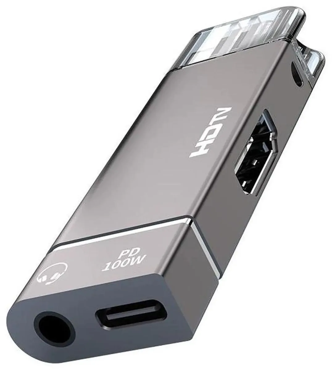 SMUGDESK SMUGDESK 3-in-1 USB-C to HDMI Adapter 4K@60Hz 3.5mm Audio 100W PD — product photo