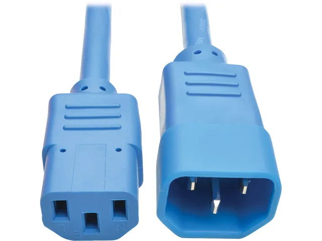 Tripp Lite Tripp Lite P005-002-ABL 2 ft power extension cord 14 AWG C14 to C13 blue — foto do produto