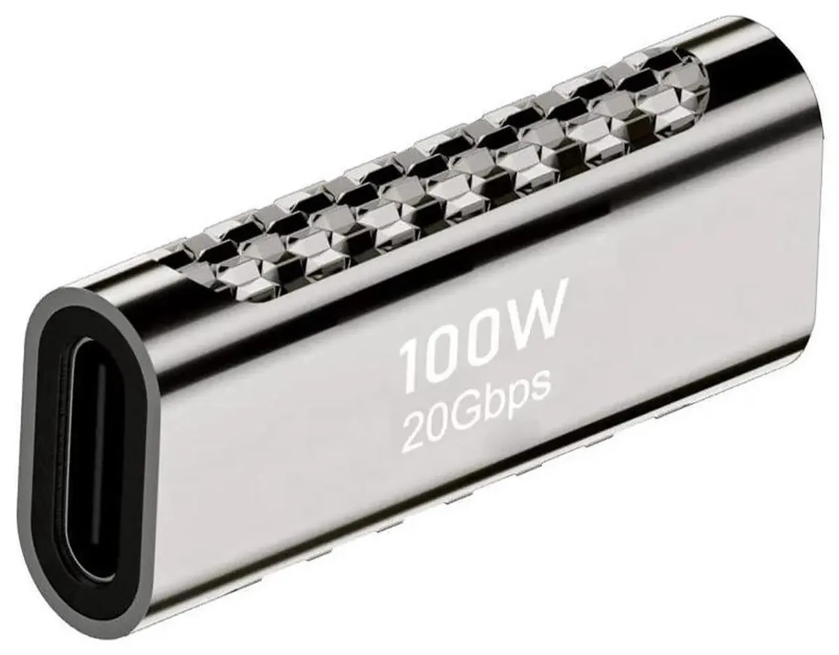 Vszerda Vszerda USB4 Type-C Female to Female 100W 20Gbps 8K Adapter — product photo