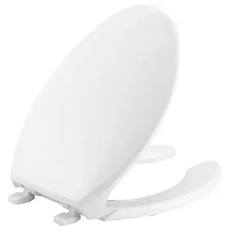 Bemis Manufacturing Company Bemis 1950-000 Elongated Toilet Seat with Cover, White — product photo