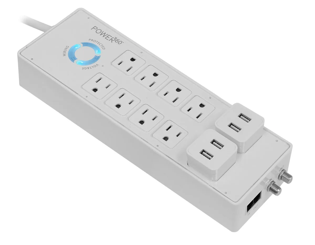 PANAMAX PANAMAX P360-8 8 Outlet Surge Protector 1620 J 120V — product photo