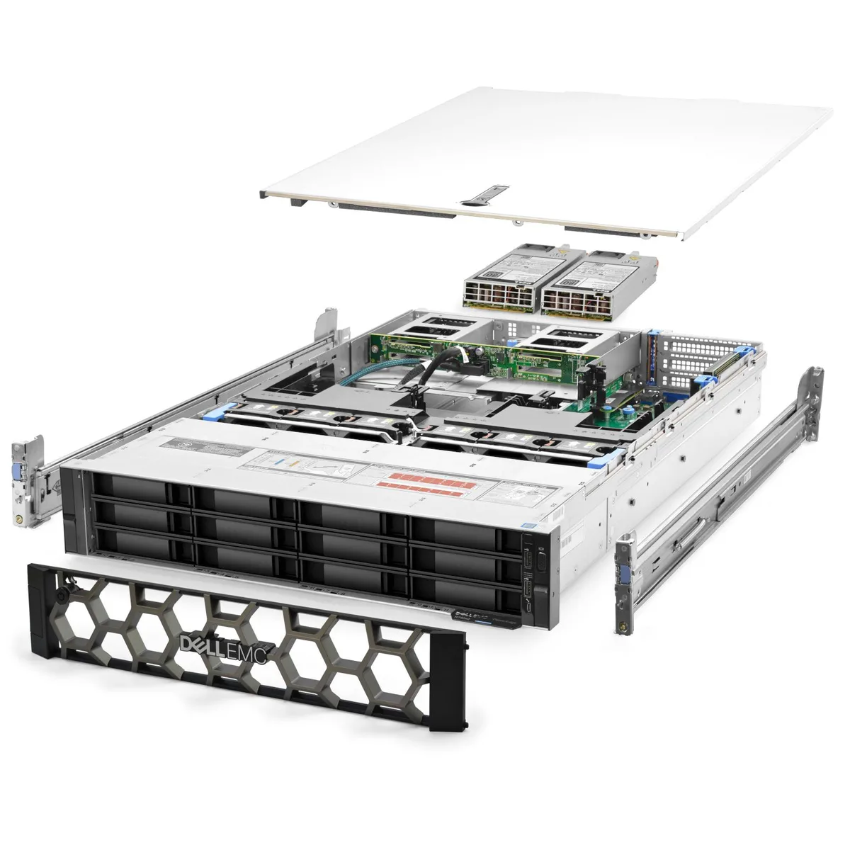 DELL DELL PowerEdge R740xd 2x Xeon Gold 6130 2.10GHz 32-Core 128GB DDR4 H730P Rails — product photo